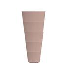 Kit 05 Potes Empilháveis Creme Dunas Germer Porcelanas