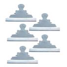 Kit 05 Prendedor De Papel Zincado Grande 95mm Cavia