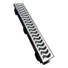Kit 05 Ralos Linear 8x50 Elite Em Alum Com Tela Coletora
