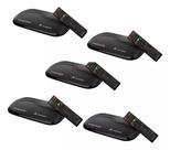 Kit 05 Receptores com lnbf oituplo nova parabólica vx10 vicencis