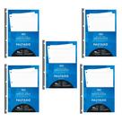 Kit 05 Refil Tiliflex Para Caderno Argolado Fichário Universitário 80 Folhas ( 90g/m² ) Tilibra
