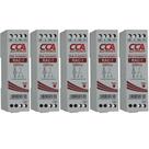 Kit 05 rele acoplador 220vca 1 contato reversivel sibratec