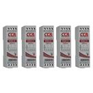 Kit 05 rele acoplador 220vca 2 contato reversivel sibratec