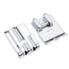 Kit 05 Sapatas Calcador para colocar Vivo ou Cordão Duplo - 66012 Kit 05 Sapatas Calcador para colocar Vivo ou Cordão Duplo - 66012