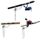 Kit 05 suportes para 1 vara de pesca manivela com regulagem Kit 05 suportes para 1 vara de pesca manivela com regulagem