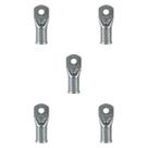 Kit 05 Terminais de Cobre Para Condutores Flexíveis TF-25-L Furo 6,5mm Intelli