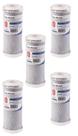 KIT 05 UN Refil BBI E200 7" Encaixe Carbon Block Compativel Fortlev Hidrofiltros Acquabios Equation
