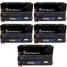 Kit 05 Unid Toner Com Impressão de 2.000 Páginas Alto Rendimento Compatível Impressora HP Laser Jet Pro 435A/436A/285A/278A UNIVERSAL