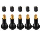 Kit 05 Valvulas Para Pneu De Passeio Tr-414 Com Tampa