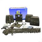 Kit 06 AL Janela Basculante Vidro Alvenaria Polímero Bronze