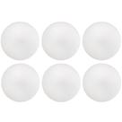 Kit 06 Assentos Redondo Banqueta Cadeira Estofados Poltronas H02 material sintético Branco 30 cm - Lyam Decor