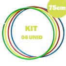 Kit 06 Bambolês Sortidos 75cm Arco Infantil Coloridos