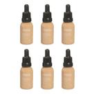 Kit 06 Base Fluída Make Bem Basiquinha 30ml Cor 01 - Dapop