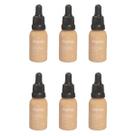 Kit 06 Base Fluída Make Bem Basiquinha 30ml Cor 02 - Dapop