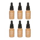 Kit 06 Base Fluída Make Bem Basiquinha 30ml Cor 04 - Dapop