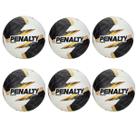 KIT 06 Bola De Futebol Campo Penalty Bravo XXVI Ultra fusion PU