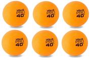 Kit 06 Bolas de Tênis de Mesa Ping Pong ABS 40+ Vollo