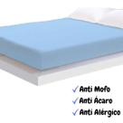 Kit 06 Capa Azul Protetor para Colchão de Solteiro 88x138x30