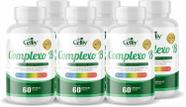 Kit 06 Complexo B (B1, B2, B3, B5, B6, B7, B9, B12) 60 Caps de 500MG Celliv