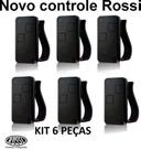 Kit 06 Controles Remoto Para Portão Eletrônico Rossi 433 Mhz Hcs