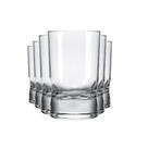 kit 06 Copo Amassadinho 240mL Suco Vidro Incolor Nadir