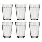 Kit 06 Copo Americano Vidro Cerveja 190ml Transparente Nadir - NADIR FIGUEIREDO