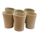 Kit 06 Copos Plastico Duro Resistente Bebidas 300ml Verde