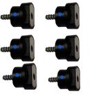 Kit 06 Coxim Máquina De Vidro Elétrico Fox Todos Diant/tras