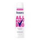 Kit 06 Desodorantes Rexona Corporal All Body Deo Wild Rose Aerossol 150ml