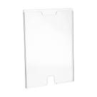 Kit 06 Display A4 Adesivado Transparente Documentos e Avisos
