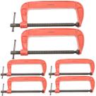 KIT 06 Grampo Sargento Tipo C 10'' Polegadas Tradestar