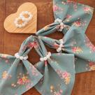 Kit 06 Guardanapos de Tecido 40x40 cm Floral Tiffany P Tricoline Misto