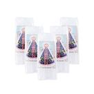 Kit 06 Maços com 08 Velas Votiva Palito Cada Branco c/ Imagem Nossa Senhora Aparecida