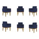 Kit 06 Poltronas Decorativa Reforçada Oferta - Balaqui Decor