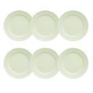 Kit 06 Prato Raso Verde Menta Chevron Germer Porcelanas