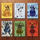 Kit 06 Quadros Orixás Oxum, Xangô, Iemanjá, Ogum, Oxóssi e Oxalá Quadros Decorativos, Tamanho 20x14cm Exclusivo