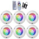 Kit 06 REFLETOR LED PISCINA HIPER LED 15W ABS RGB ROSCA