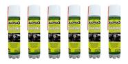 Kit 06 Spray Silicone Aerossol Carro Barco Esteira 300ml