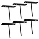 Kit 06 Suportes De Refletor Led Canhão de Luz Fachada Banner Base Estaca Jardim Iluminação Kit 06 Suportes De Refletor Led Canhão de Luz Fachada Banner Base Estaca Jardim Iluminação
