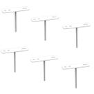 Kit 06 Suportes De Refletor Led Canhão de Luz Fachada Banner Base Estaca Jardim Iluminação Kit 06 Suportes De Refletor Led Canhão de Luz Fachada Banner Base Estaca Jardim Iluminação