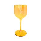 Kit 06 Taças De Vinho De Acrílico Cristal 260ml p/ Eventos Ano Novo Festas Jantares Aniversários