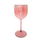 Kit 06 Taças De Vinho De Acrílico Cristal 260ml p/ Eventos Ano Novo Festas Jantares Aniversários