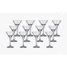 Kit 06 Taças Mini Martini Vidro Nadir 100 Ml Transparente