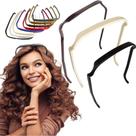 Kit 06 Tiara Sunglasses Faixa Para Cabelo Quadrada Estilo Óculos de Sol Tendência Moda Headband