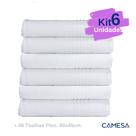 Kit 06 Toalhas Piso 80x45cm Profissional 500g/m² Prime Camesa Hotéis e Pousadas