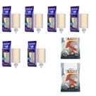 Kit 06 un Vela Stéfani Declorante Dupla Ação Carvão Ativado 02 un Torneira Original Stéfani Clic Compativeis Filtros por gravidade,de barro,de cerâmi