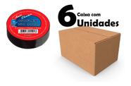 Kit 06 Unidades Fita Isolante Anti Chama Isoflex 19mm X 5m