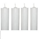 Kit 06 Velas De 7 Dias Brancas 100% Parafina Pura 200g