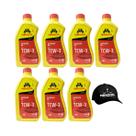 Kit 07 Litros Óleo TCW3 Menzoil 2T Motores de Popa + 01 Boné