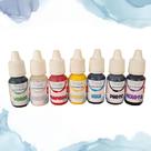 Kit 07 Pigmentos Base Água SunCristal - Alto Rendimento para Artesanato e Pintura
